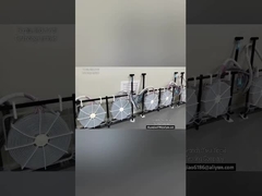 रासायनिक तरल पदार्थ के लिए फ़्रेम SUS316 ट्यूब बाहरी कवर PTFE के साथ 400V 3P 24KW कुंडल आकार का PTFE हीटर