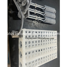 Over-The-Side Installation 2KW Vertical Spiral Shaped PTFE Immersion Heater Electric Power Source 400V Voltage