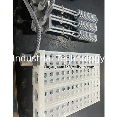Over-The-Side Installation 2KW Vertical Spiral Shaped PTFE Immersion Heater Electric Power Source 400V Voltage