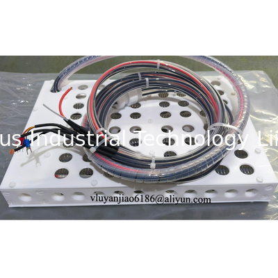 PTFE / PFA 230V 1-फेज 3.0KW ओवर टेम्परेचर प्रोटेक्शन J टाइप हीटिंग एलिमेंट इमर्शन हीटर केमिकल क्लीनिंग के लिए 15.2x6