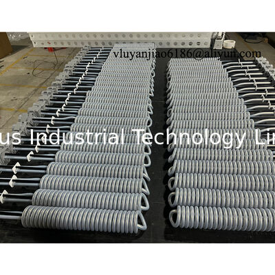 220V 4kw वर्टिकल PTFE इमर्शन हीटर इलेक्ट्रिक ओवर द साइड हीटर इलेक्ट्रोप्लेटिंग टैंक के लिए